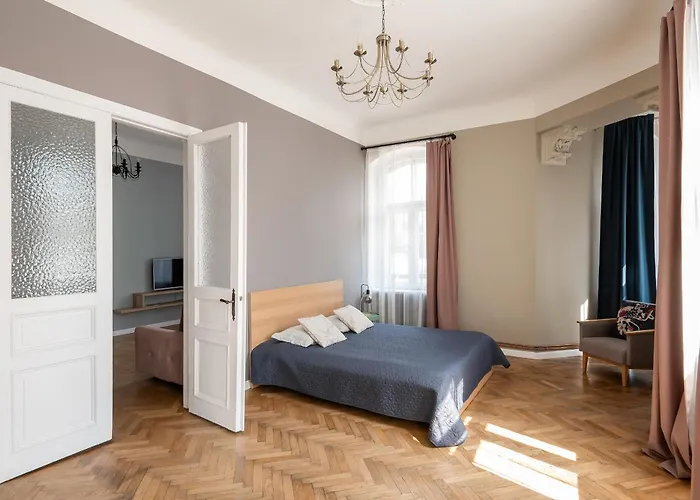 公寓 Modern In Historical Building With Car Parking! 里加